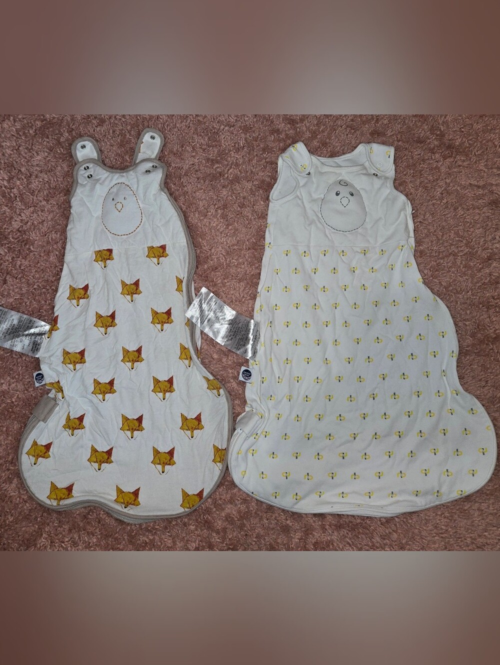 Nested Bean Classic Zen Printed Sleep Sacks Size Small And Medium